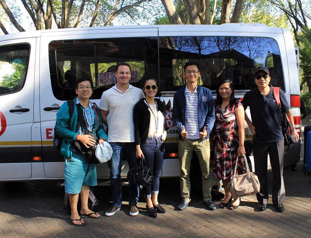 Delegates arrive in Johannesburg